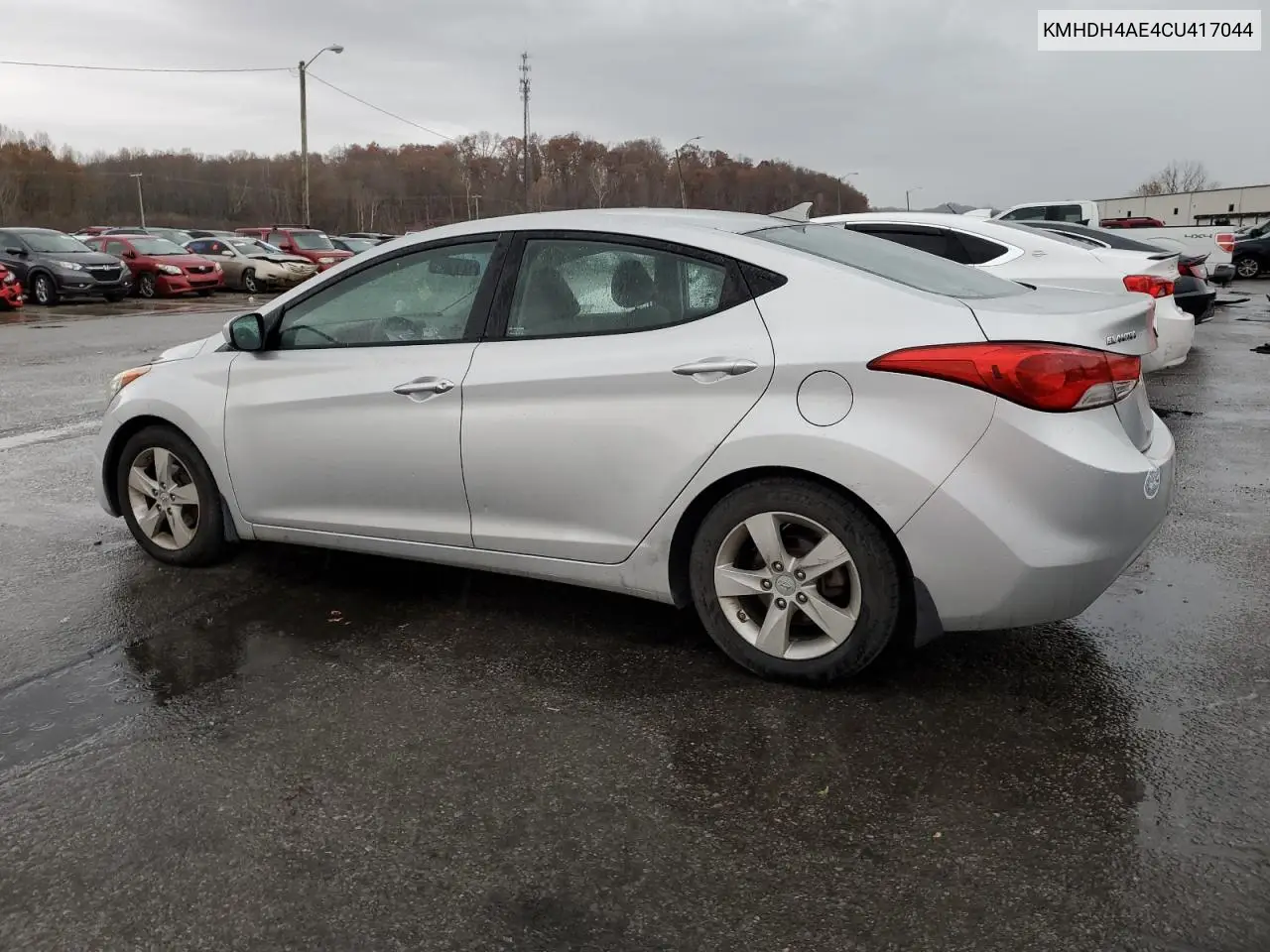 KMHDH4AE4CU417044 2012 Hyundai Elantra Gls