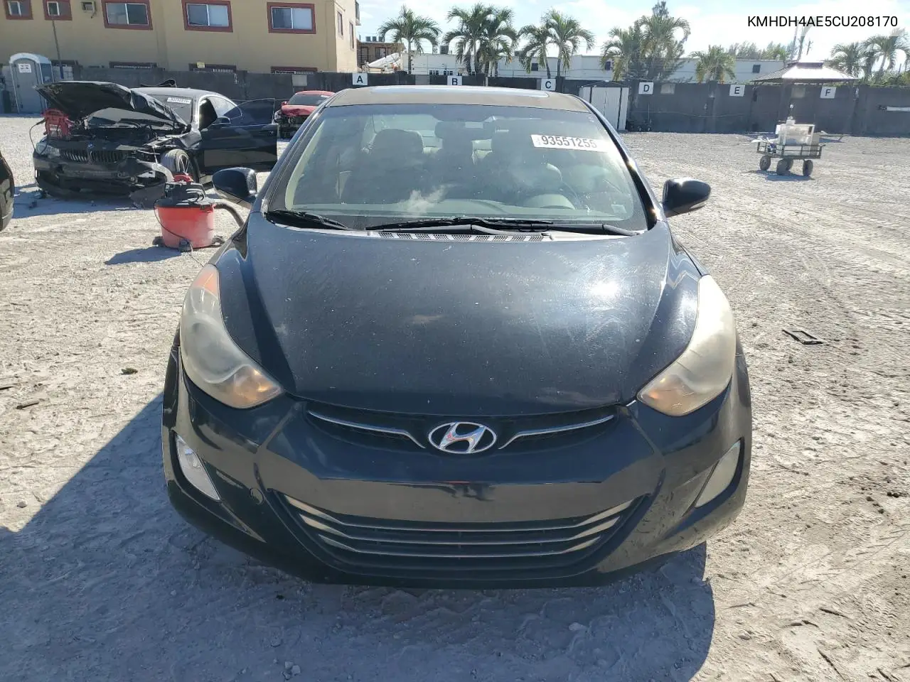 KMHDH4AE5CU208170 2012 Hyundai Elantra Gls