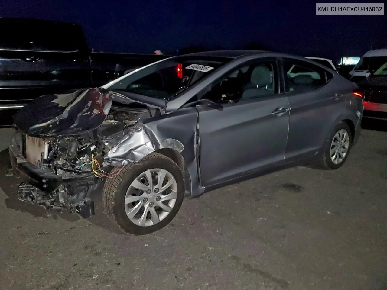 KMHDH4AEXCU446032 2012 Hyundai Elantra Gls