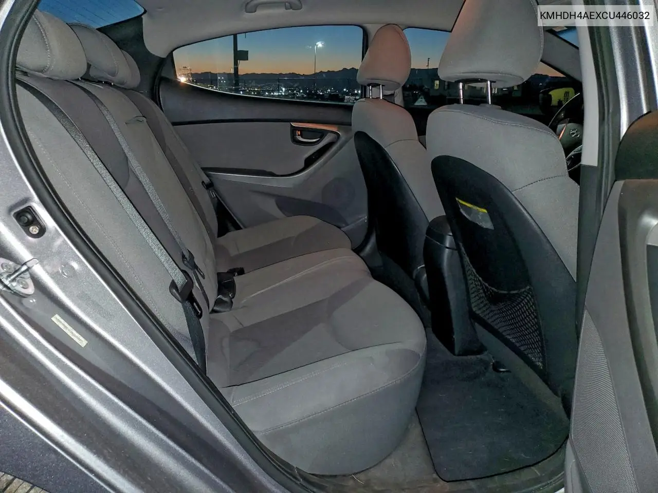 KMHDH4AEXCU446032 2012 Hyundai Elantra Gls