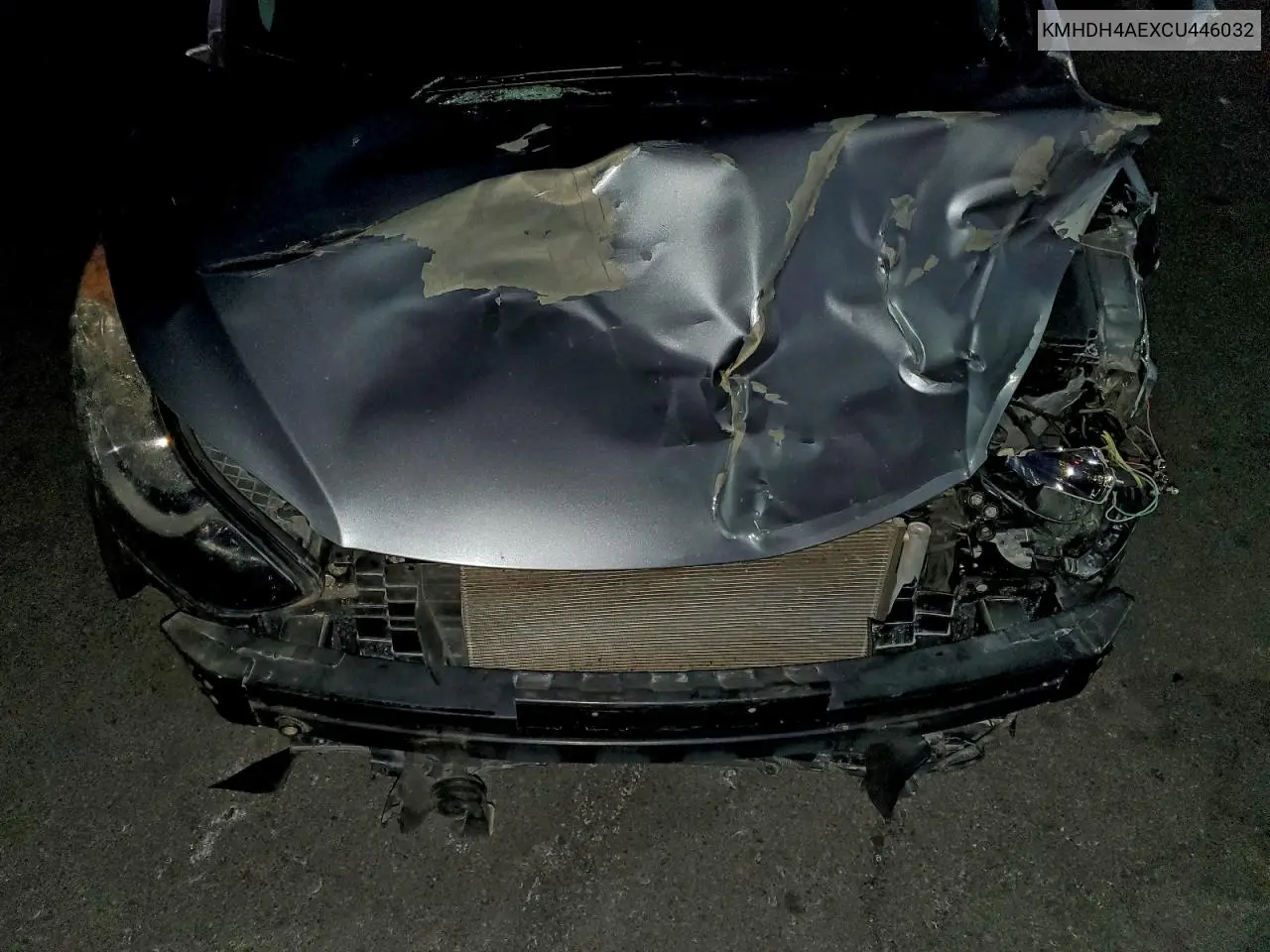 KMHDH4AEXCU446032 2012 Hyundai Elantra Gls