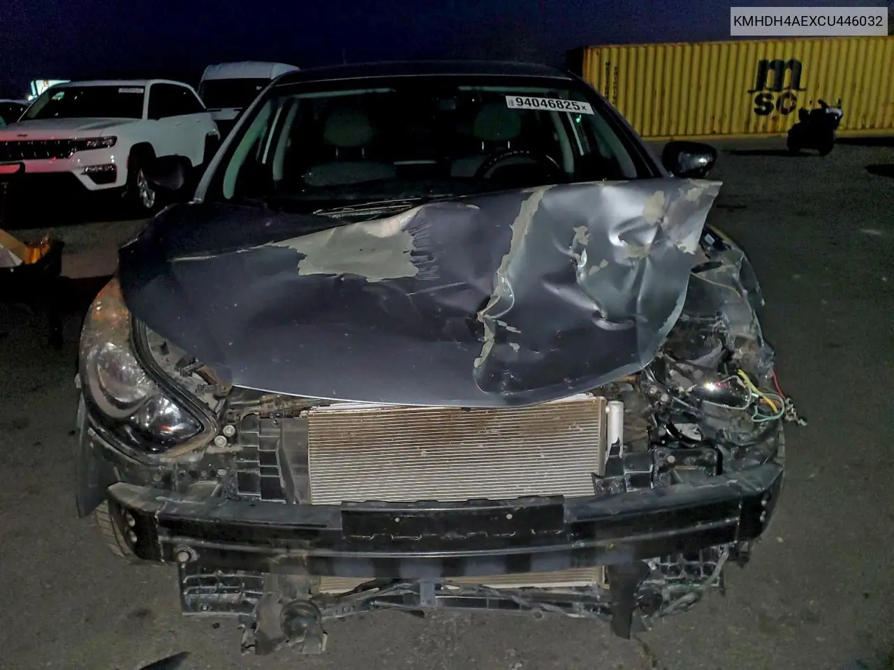 KMHDH4AEXCU446032 2012 Hyundai Elantra Gls
