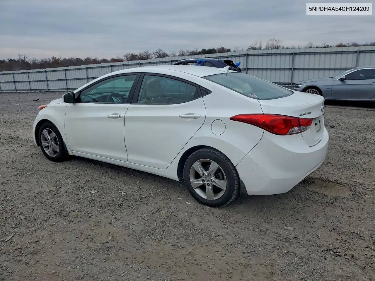5NPDH4AE4CH124209 2012 Hyundai Elantra Gls