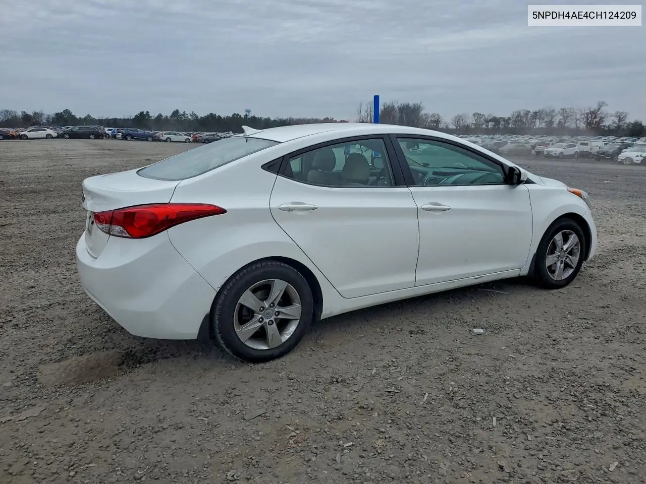 5NPDH4AE4CH124209 2012 Hyundai Elantra Gls
