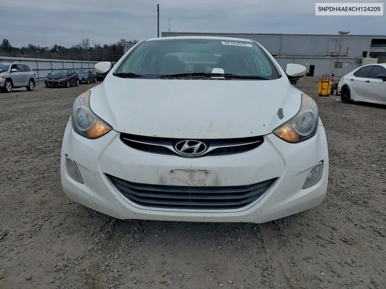 5NPDH4AE4CH124209 2012 Hyundai Elantra Gls
