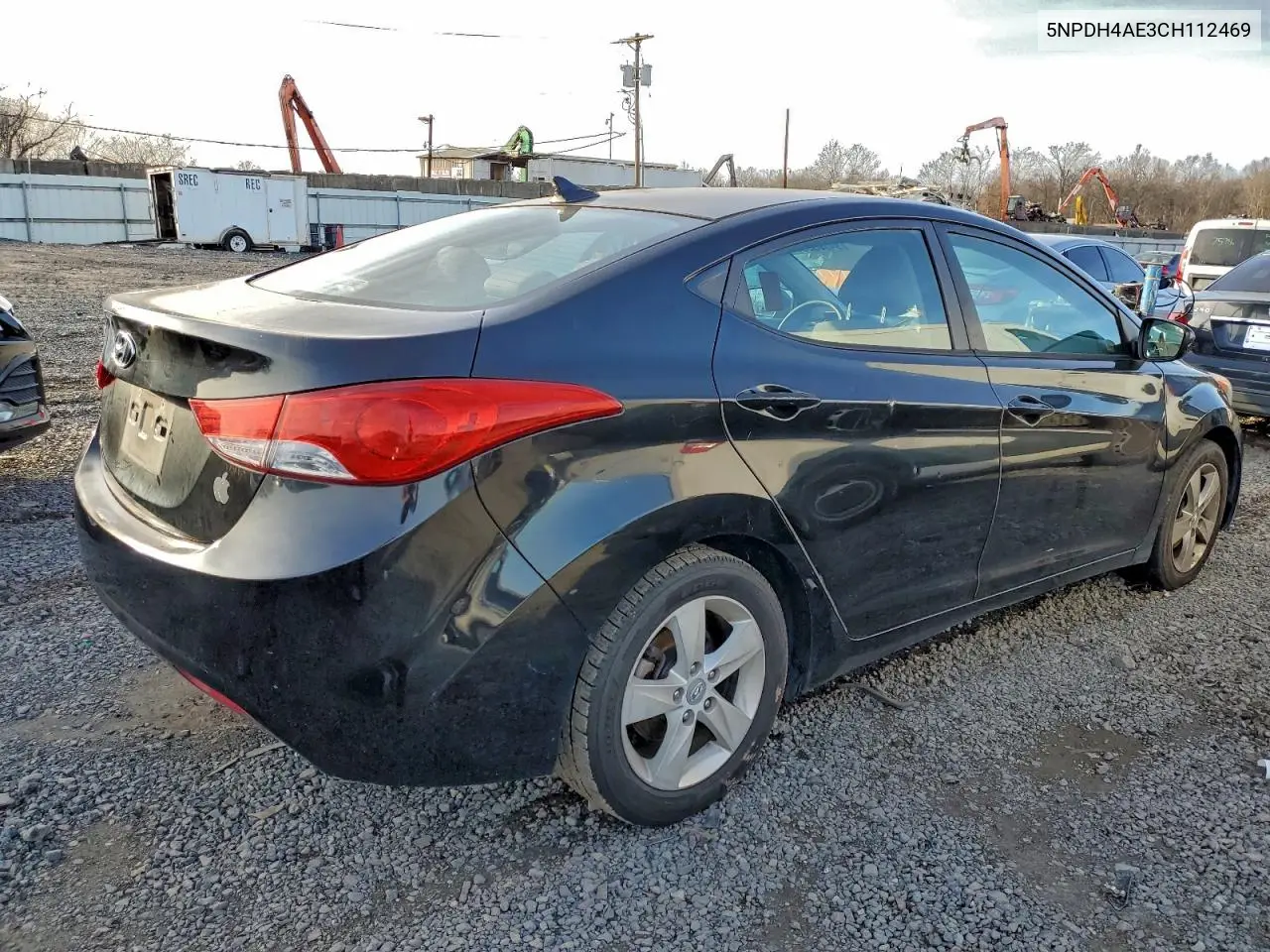 5NPDH4AE3CH112469 2012 Hyundai Elantra Gls