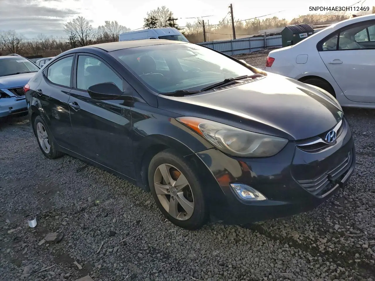 5NPDH4AE3CH112469 2012 Hyundai Elantra Gls