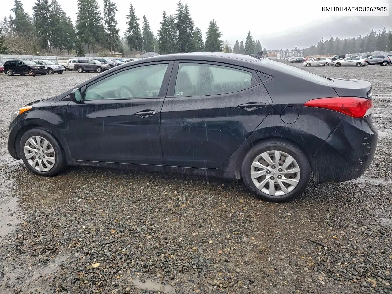KMHDH4AE4CU267985 2012 Hyundai Elantra Gls