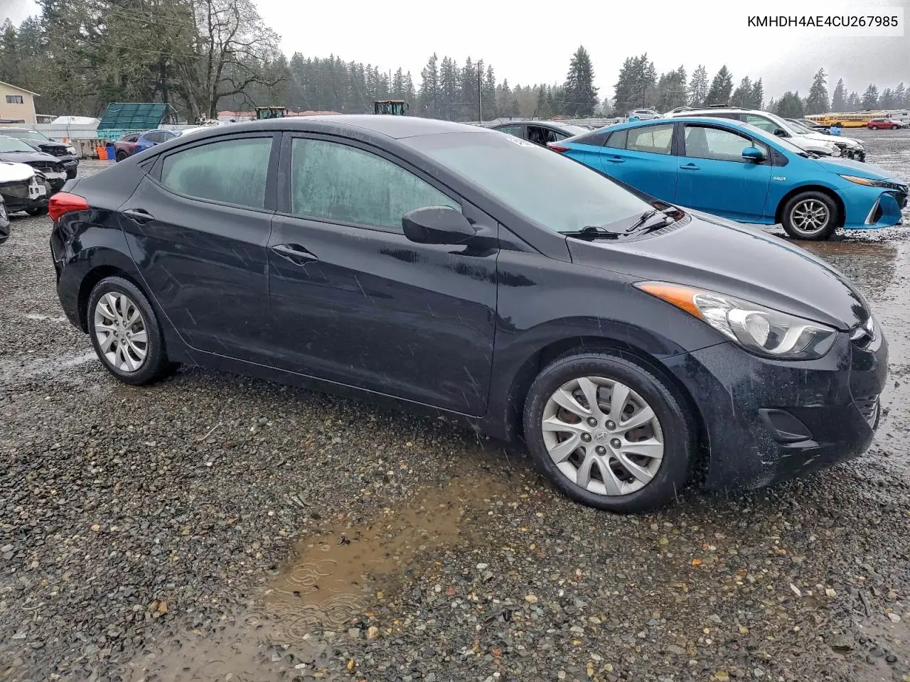 KMHDH4AE4CU267985 2012 Hyundai Elantra Gls