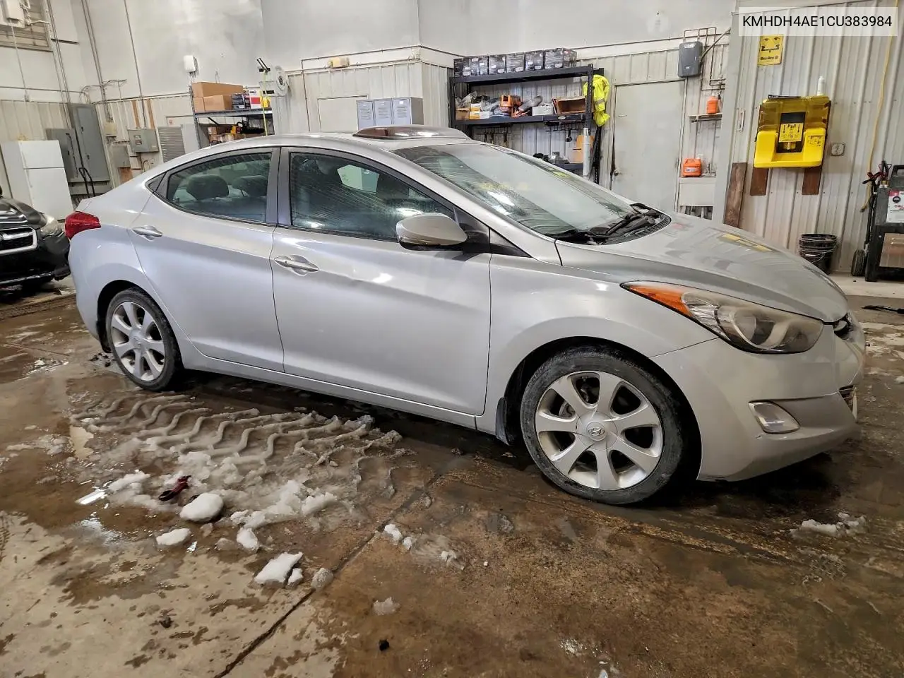 KMHDH4AE1CU383984 2012 Hyundai Elantra Gls