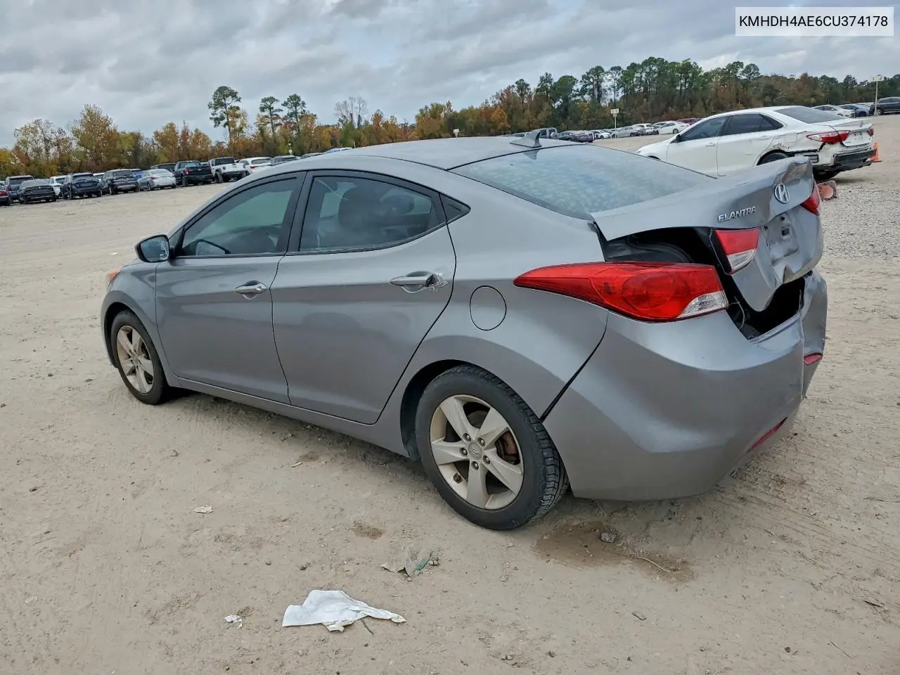 KMHDH4AE6CU374178 2012 Hyundai Elantra Gls
