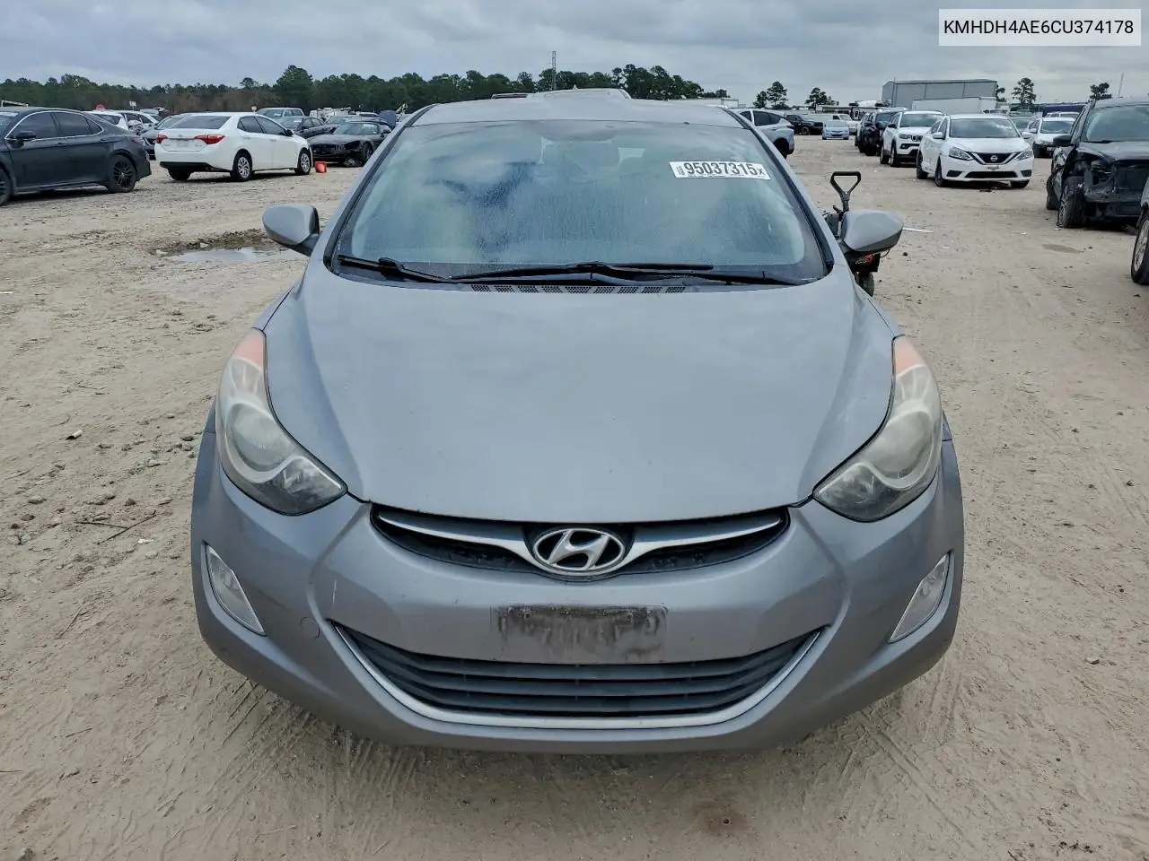 KMHDH4AE6CU374178 2012 Hyundai Elantra Gls