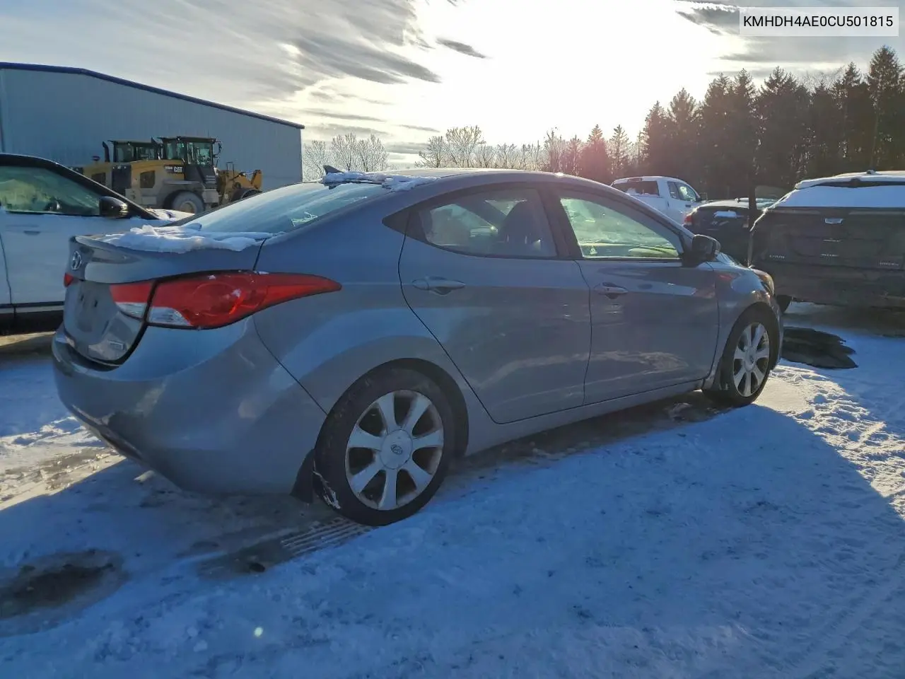 KMHDH4AE0CU501815 2012 Hyundai Elantra Gls
