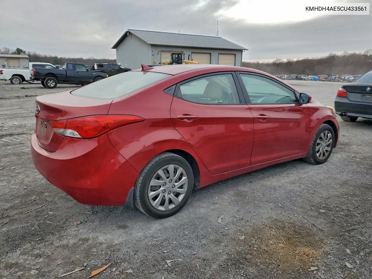 KMHDH4AE5CU433561 2012 Hyundai Elantra Gls