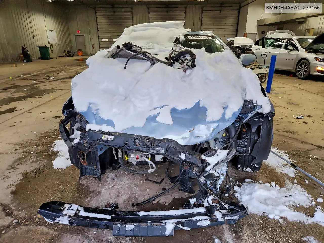 KMHDH4AE7CU273165 2012 Hyundai Elantra Gls