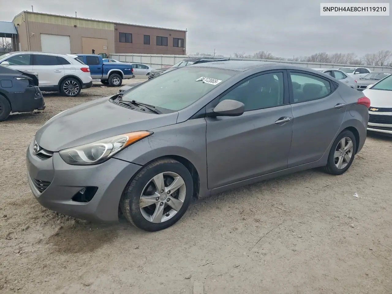5NPDH4AE8CH119210 2012 Hyundai Elantra Gls