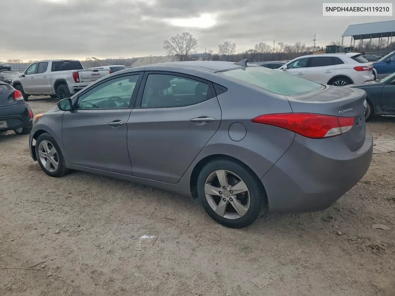 5NPDH4AE8CH119210 2012 Hyundai Elantra Gls