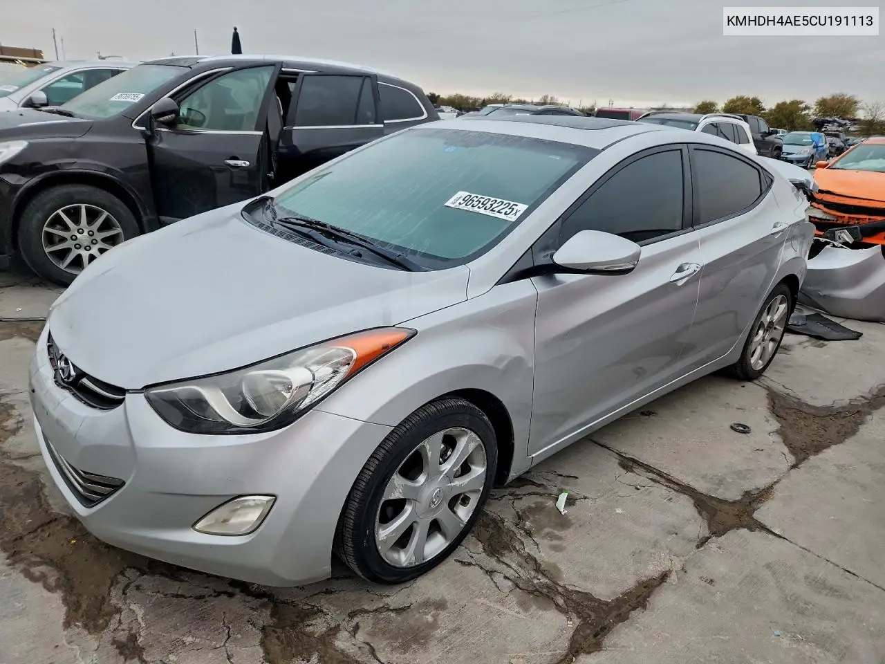 KMHDH4AE5CU191113 2012 Hyundai Elantra Gls