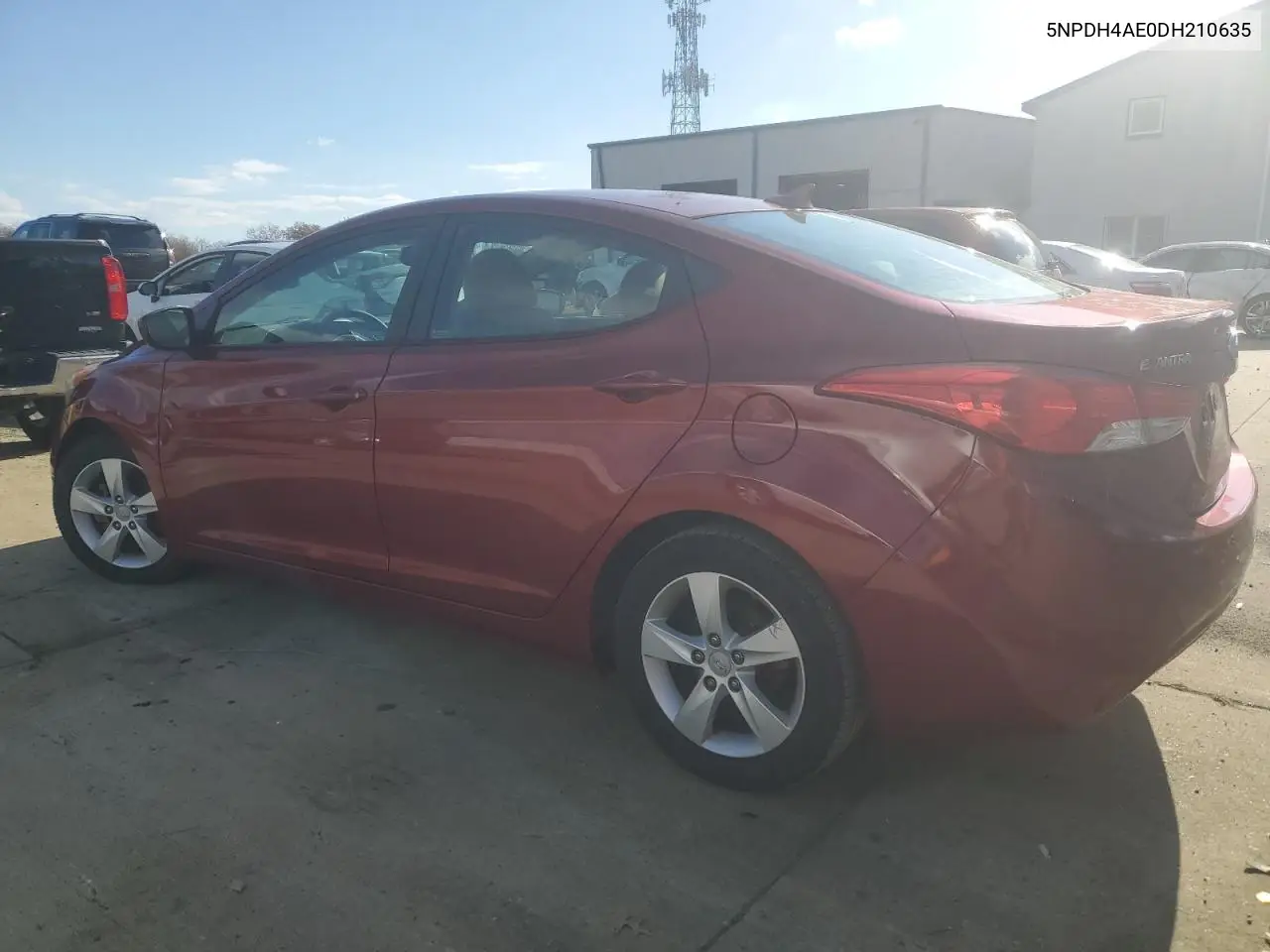 5NPDH4AE0DH210635 2013 Hyundai Elantra Gls