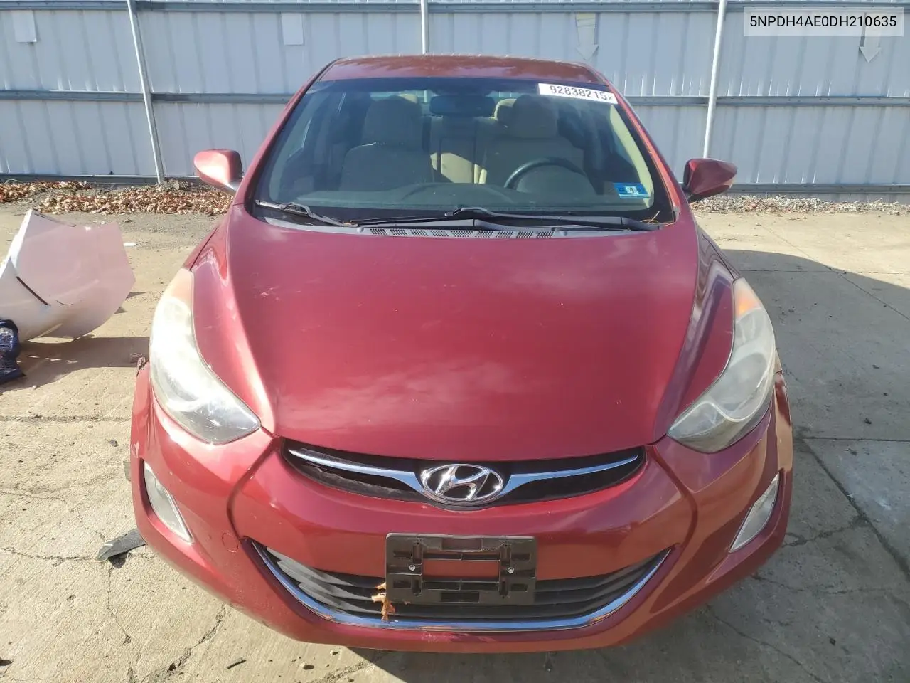 5NPDH4AE0DH210635 2013 Hyundai Elantra Gls