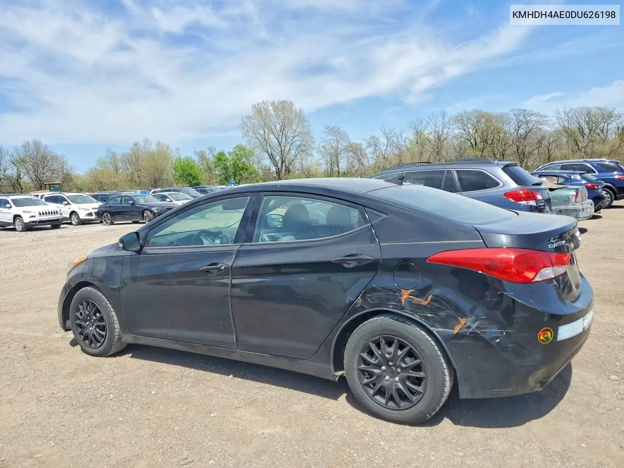 KMHDH4AE0DU626198 2013 Hyundai Elantra Limited