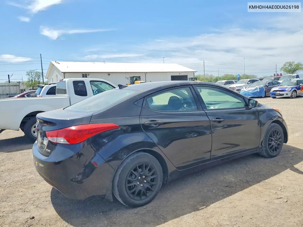 KMHDH4AE0DU626198 2013 Hyundai Elantra Limited