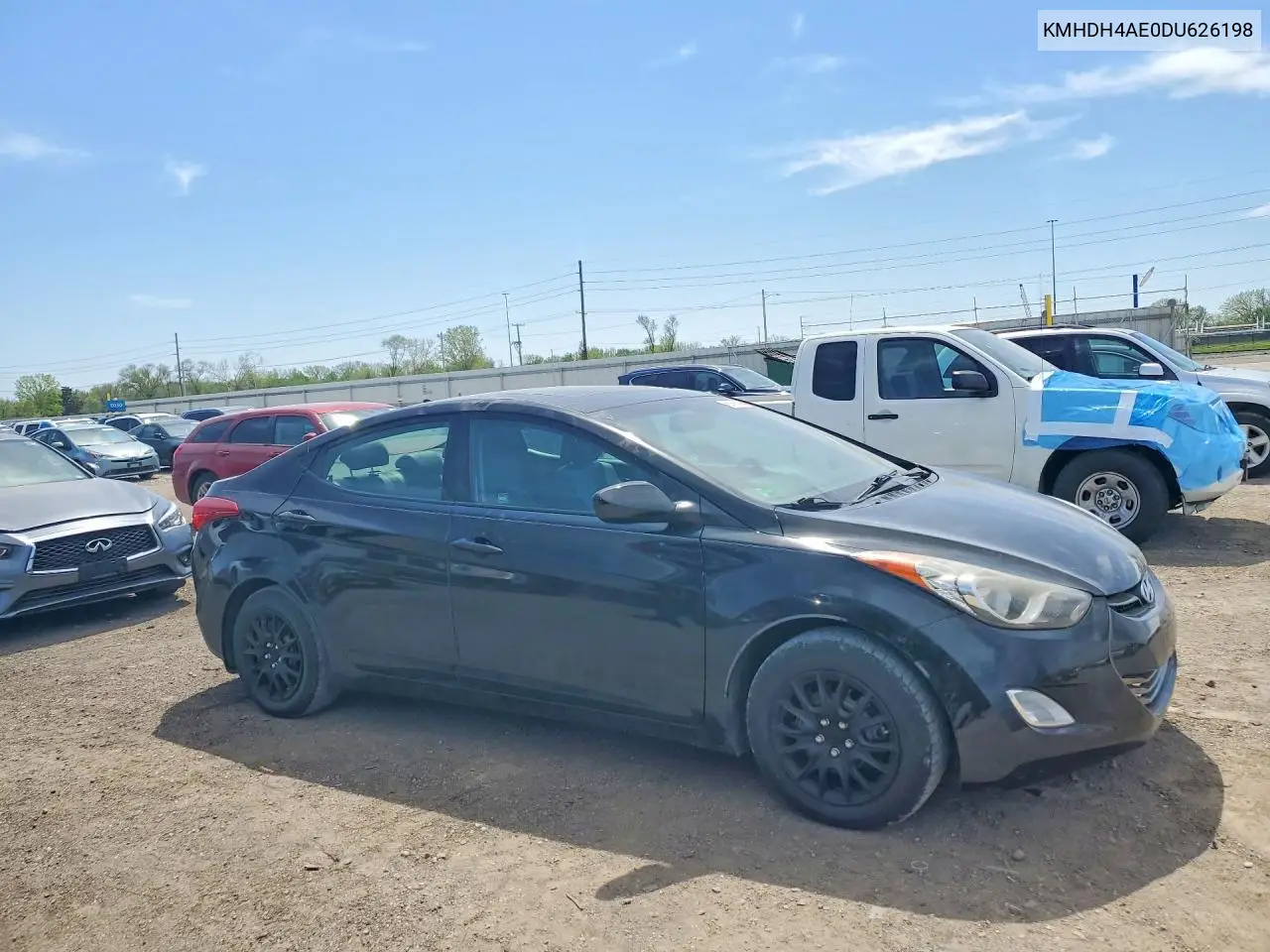 KMHDH4AE0DU626198 2013 Hyundai Elantra Limited