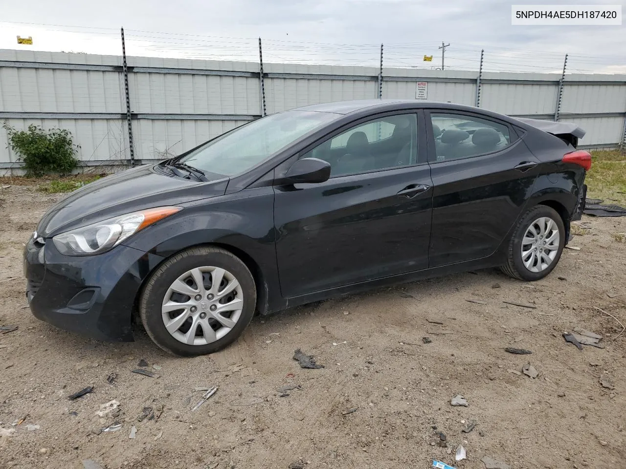 2013 Hyundai Elantra Gls VIN: 5NPDH4AE5DH187420 Lot: 58679864