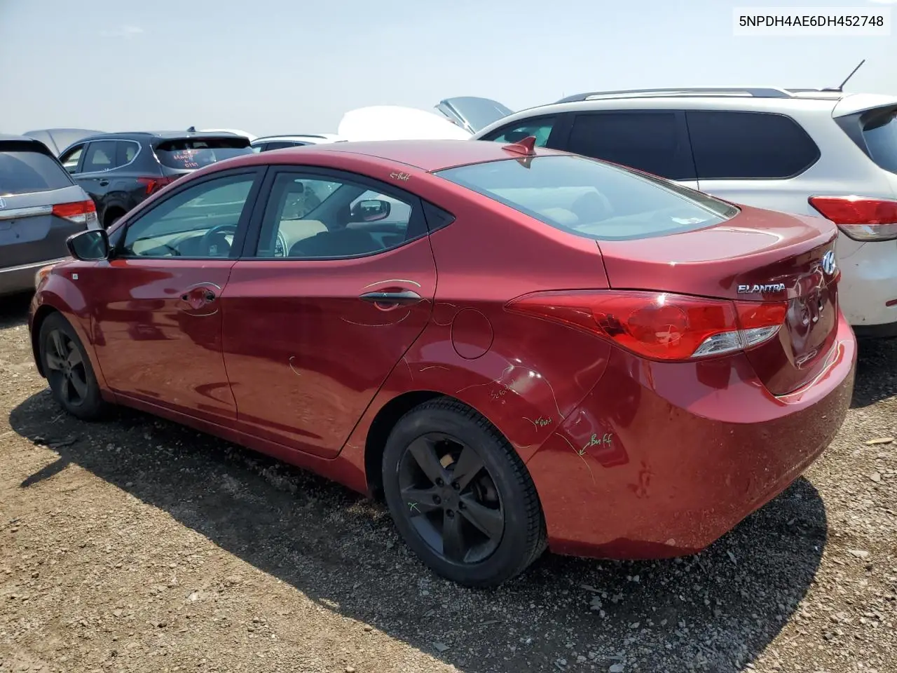 5NPDH4AE6DH452748 2013 Hyundai Elantra Gls