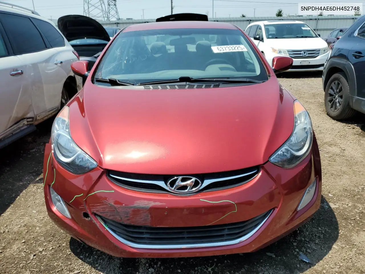 5NPDH4AE6DH452748 2013 Hyundai Elantra Gls