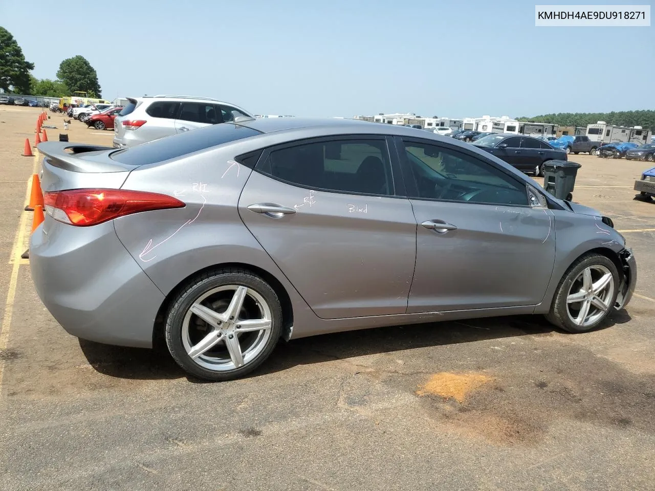 2013 Hyundai Elantra Gls VIN: KMHDH4AE9DU918271 Lot: 65324544