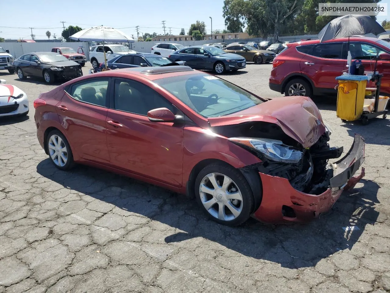 5NPDH4AE7DH204282 2013 Hyundai Elantra Gls