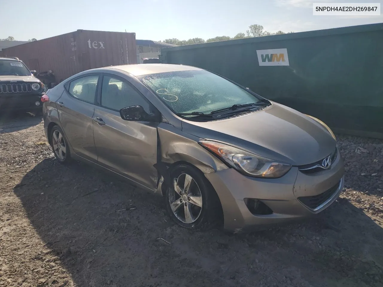 2013 Hyundai Elantra Gls VIN: 5NPDH4AE2DH269847 Lot: 68913304