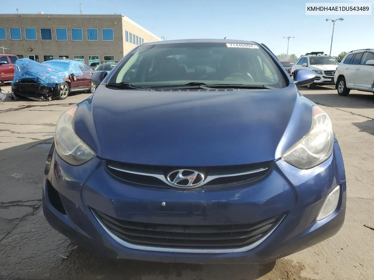 2013 Hyundai Elantra Gls VIN: KMHDH4AE1DU543489 Lot: 71446994