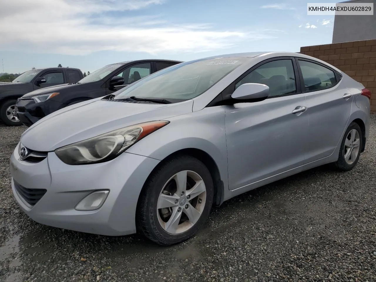 KMHDH4AEXDU602829 2013 Hyundai Elantra Gls