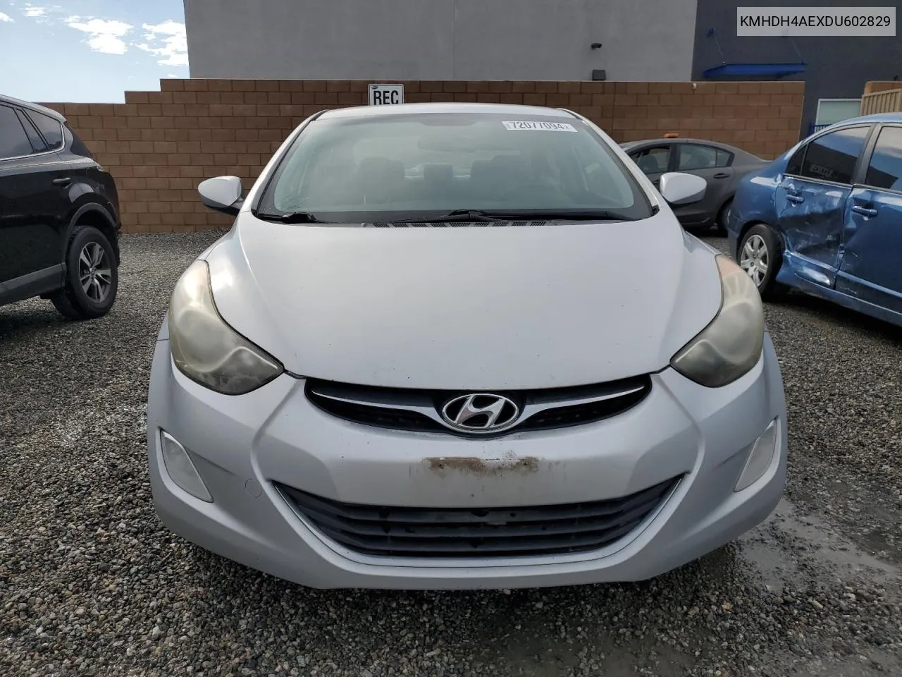 KMHDH4AEXDU602829 2013 Hyundai Elantra Gls