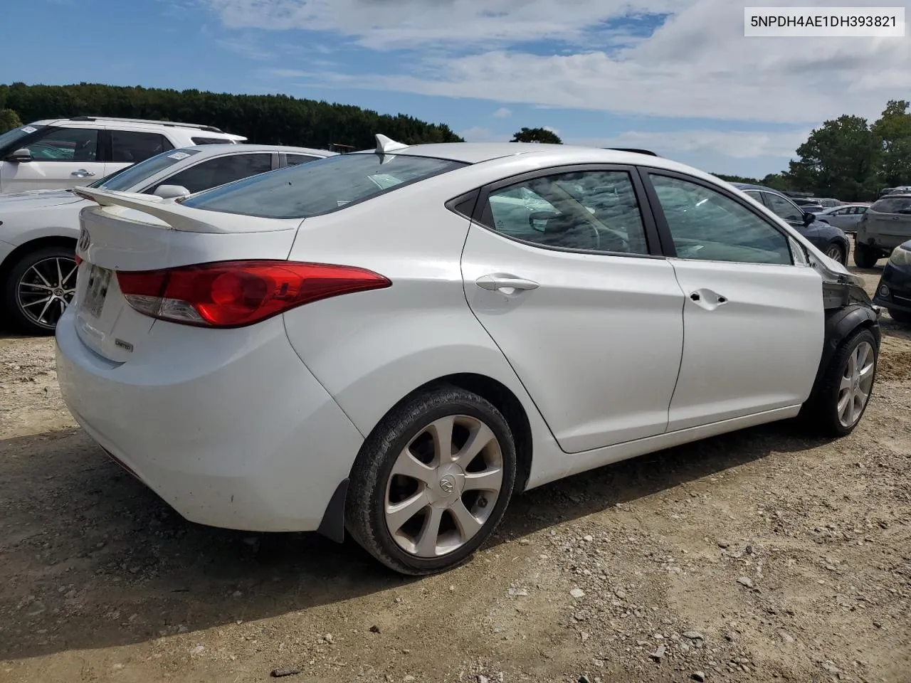 2013 Hyundai Elantra Gls VIN: 5NPDH4AE1DH393821 Lot: 72130864