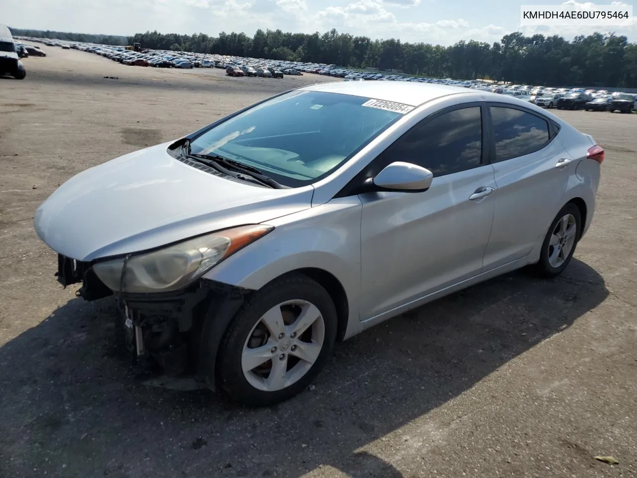 KMHDH4AE6DU795464 2013 Hyundai Elantra Gls