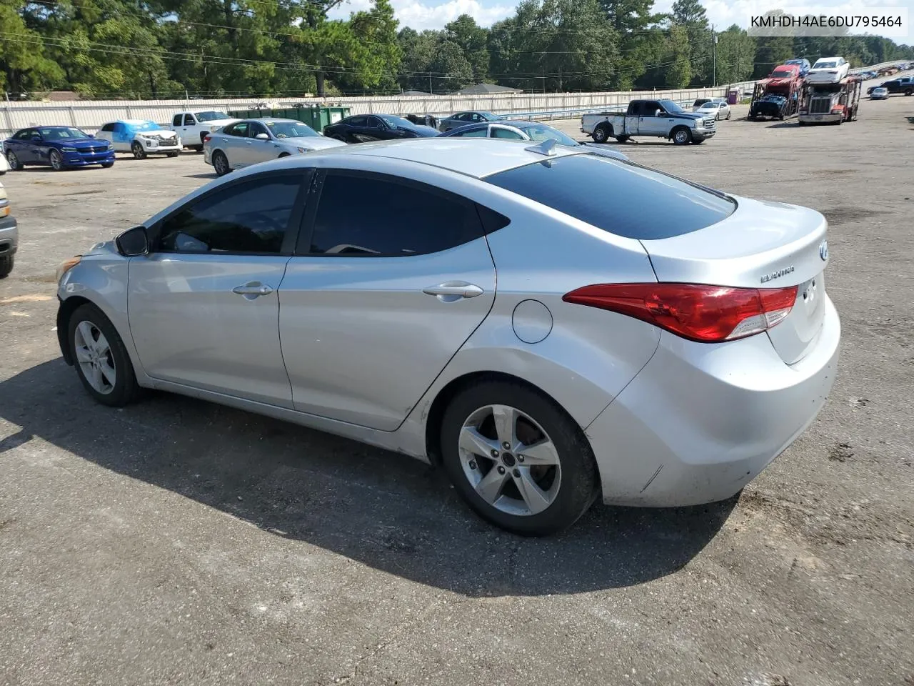 KMHDH4AE6DU795464 2013 Hyundai Elantra Gls