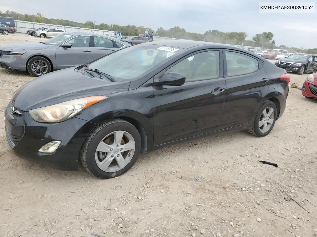 KMHDH4AE3DU891052 2013 Hyundai Elantra Gls