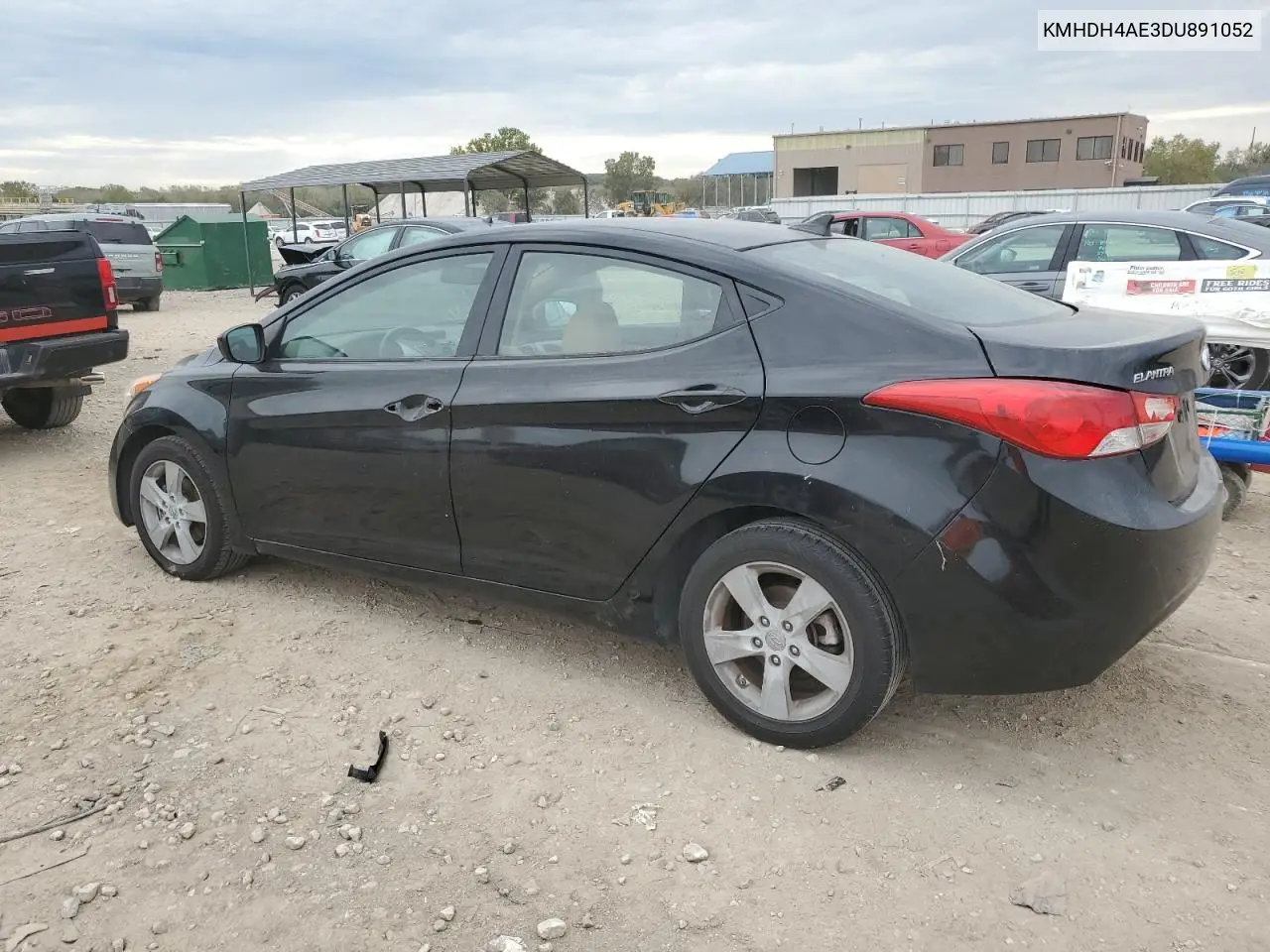 KMHDH4AE3DU891052 2013 Hyundai Elantra Gls