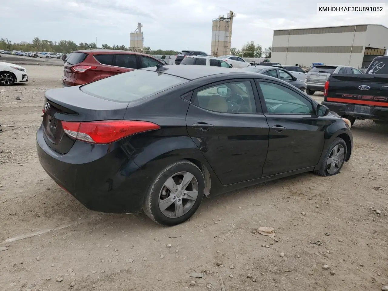 KMHDH4AE3DU891052 2013 Hyundai Elantra Gls