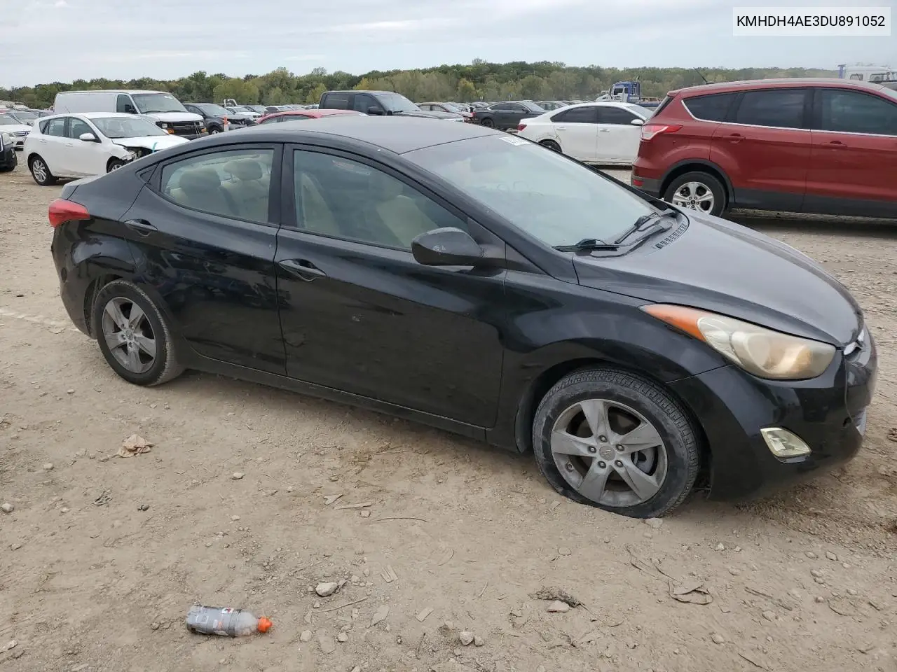 KMHDH4AE3DU891052 2013 Hyundai Elantra Gls
