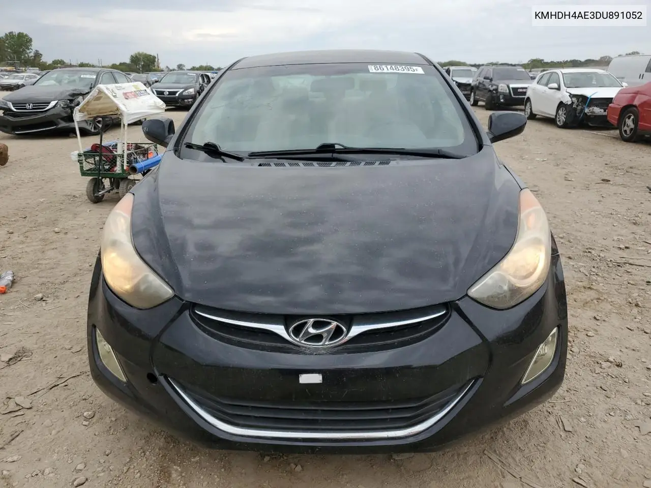 KMHDH4AE3DU891052 2013 Hyundai Elantra Gls