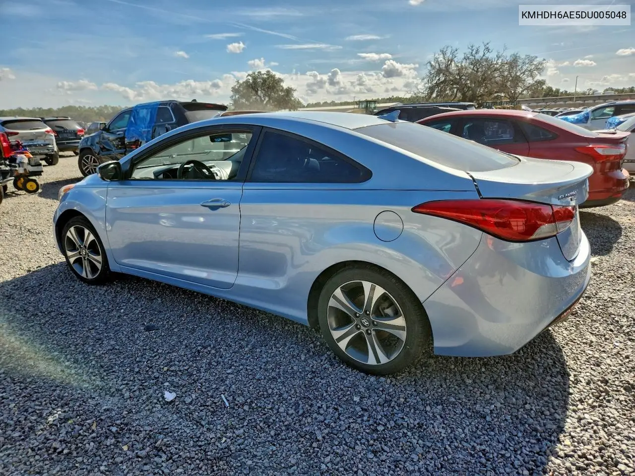 KMHDH6AE5DU005048 2013 Hyundai Elantra
