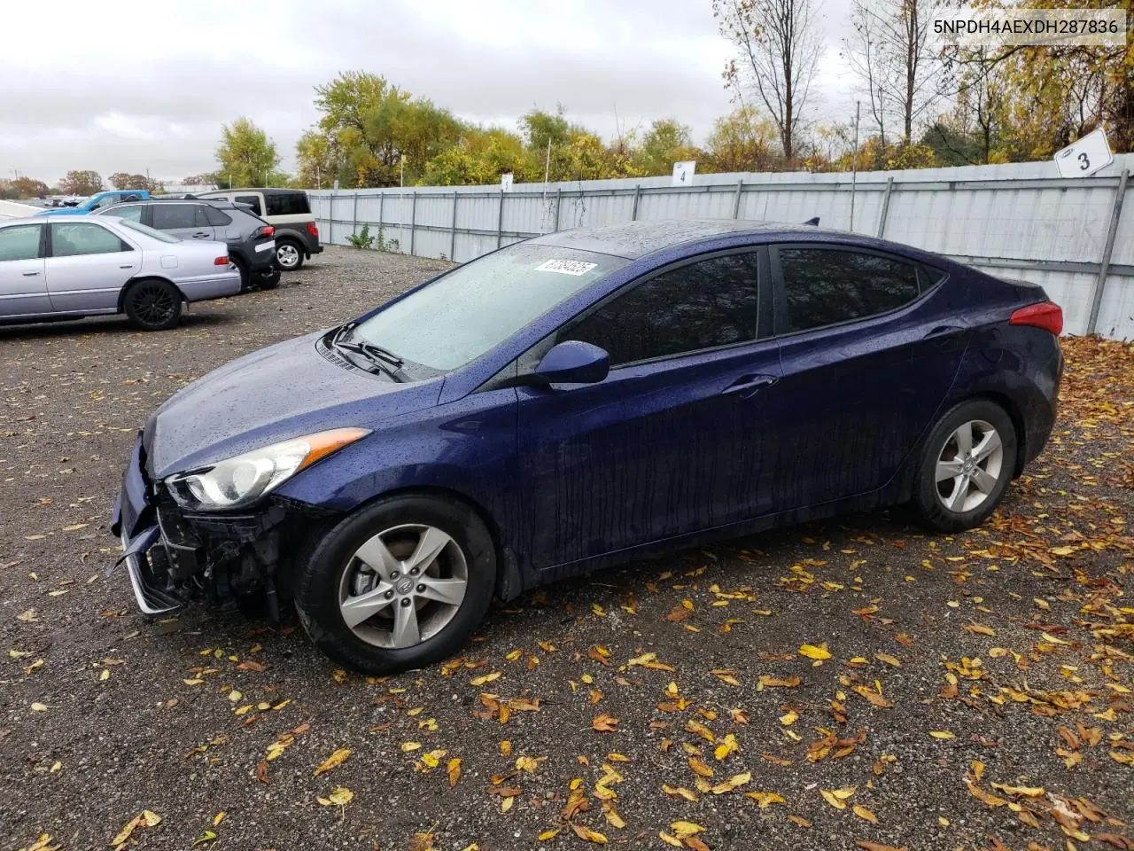 5NPDH4AEXDH287836 2013 Hyundai Elantra Gls