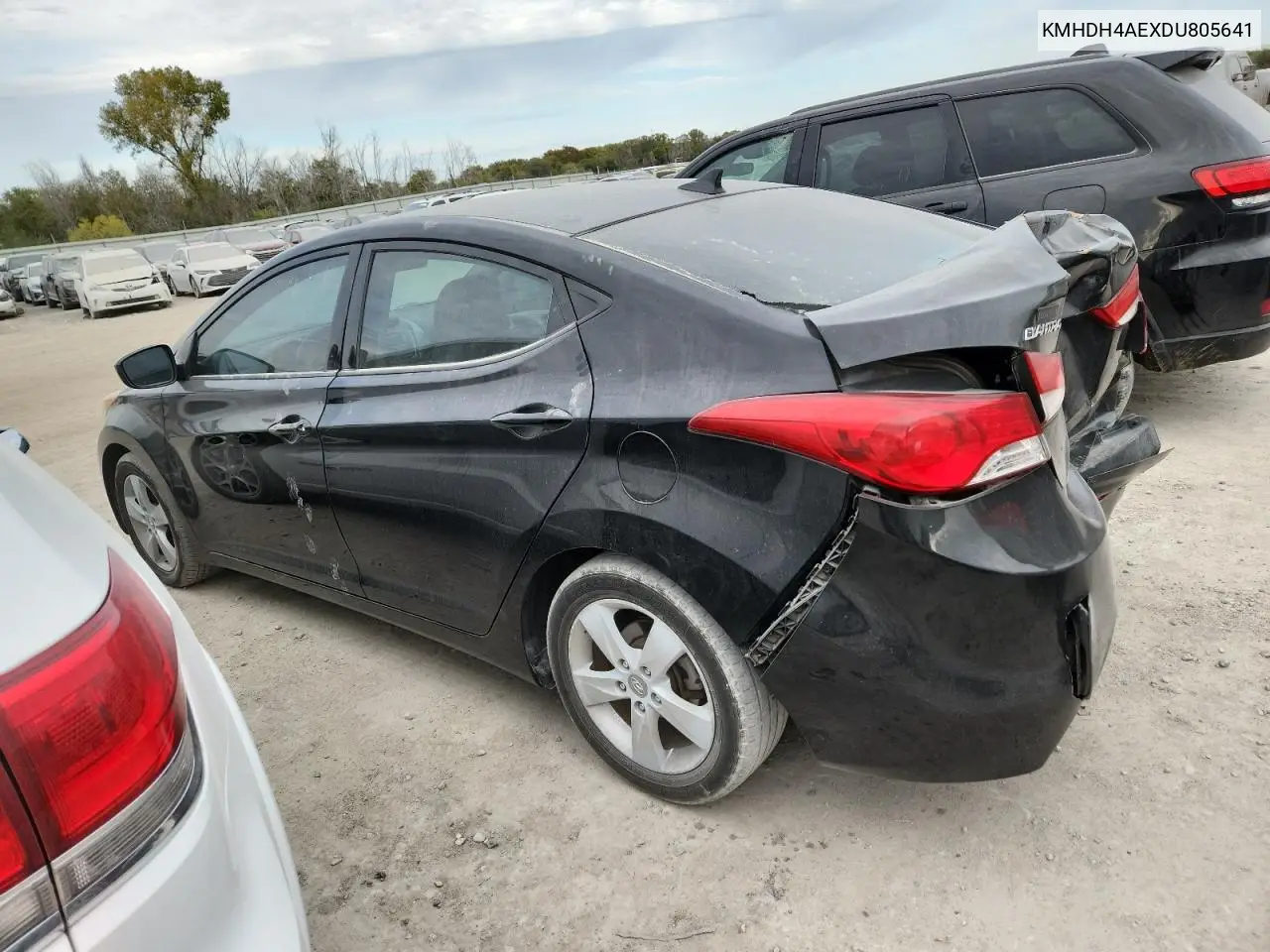 KMHDH4AEXDU805641 2013 Hyundai Elantra Gls
