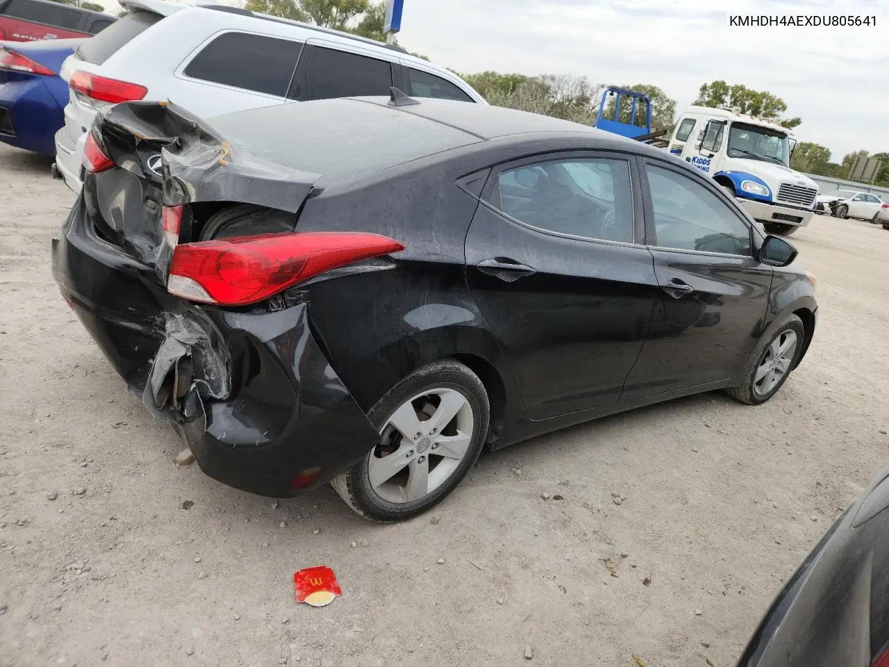 KMHDH4AEXDU805641 2013 Hyundai Elantra Gls