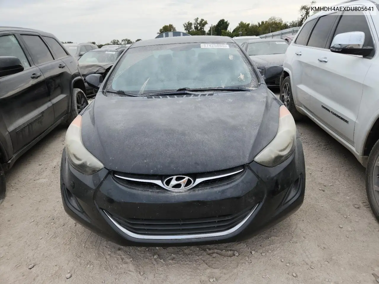 KMHDH4AEXDU805641 2013 Hyundai Elantra Gls