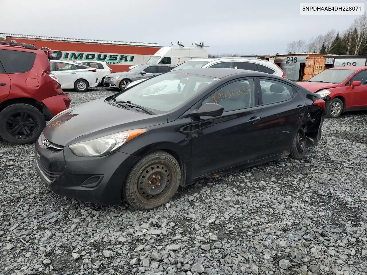 5NPDH4AE4DH228071 2013 Hyundai Elantra Gls
